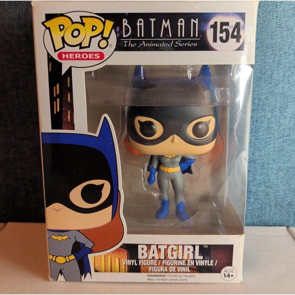 Funko Pop Heroes Batgirl 154 Batman Animated Vinyl Figure NIB with Protector